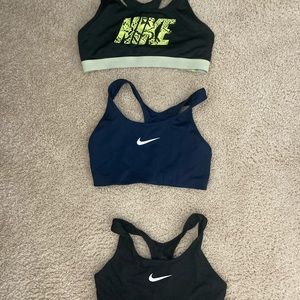 Black ones- large & blue one- medium